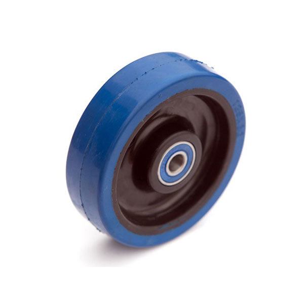 Roues REB DE REMPLACEMENT - ROUES ÉLASTIQUES bleu/gris avec centre en polyamide - ROUES DE TRANSPORT et INDUSTRIELLES - (Pack de 4) Roues REB DE REMPLACEMENT - ROUES ÉLASTIQUES bleu/gris avec centre en polyamide - ROUES DE TRANSPORT et INDUSTRIELLES - (Pack de 4)